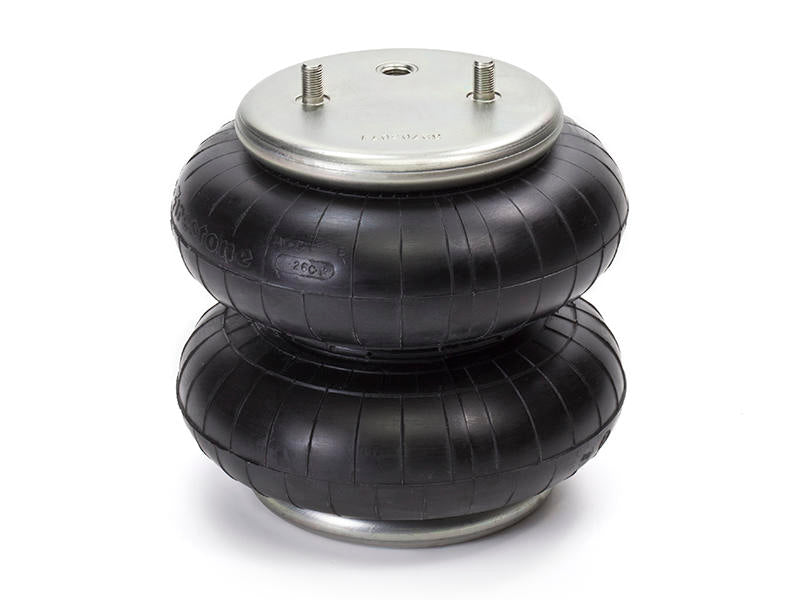 AB0140 - D8.6 1/4 Firestone Air Spring with 3/8 unf x 5/8 studs & nuts & washer