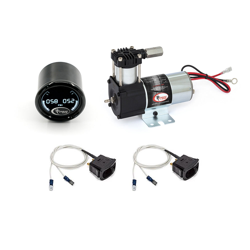AC3000D - Dual Electric Paddle Air Control Kit with Light Duty Compressor & Digital Gauge