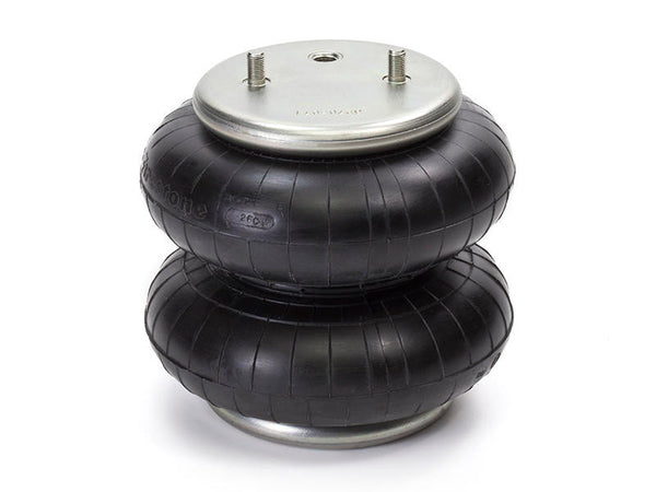 AB0140 - D8.6 1/4 Firestone Air Spring with 3/8 unf x 5/8 studs & nuts & washer